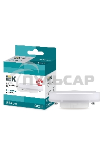 Лампа светодиодная Iek LLE-T80-8-230-40-GX53 ECO T75 таблетка 8Вт 230В 4000К GX53 IEK