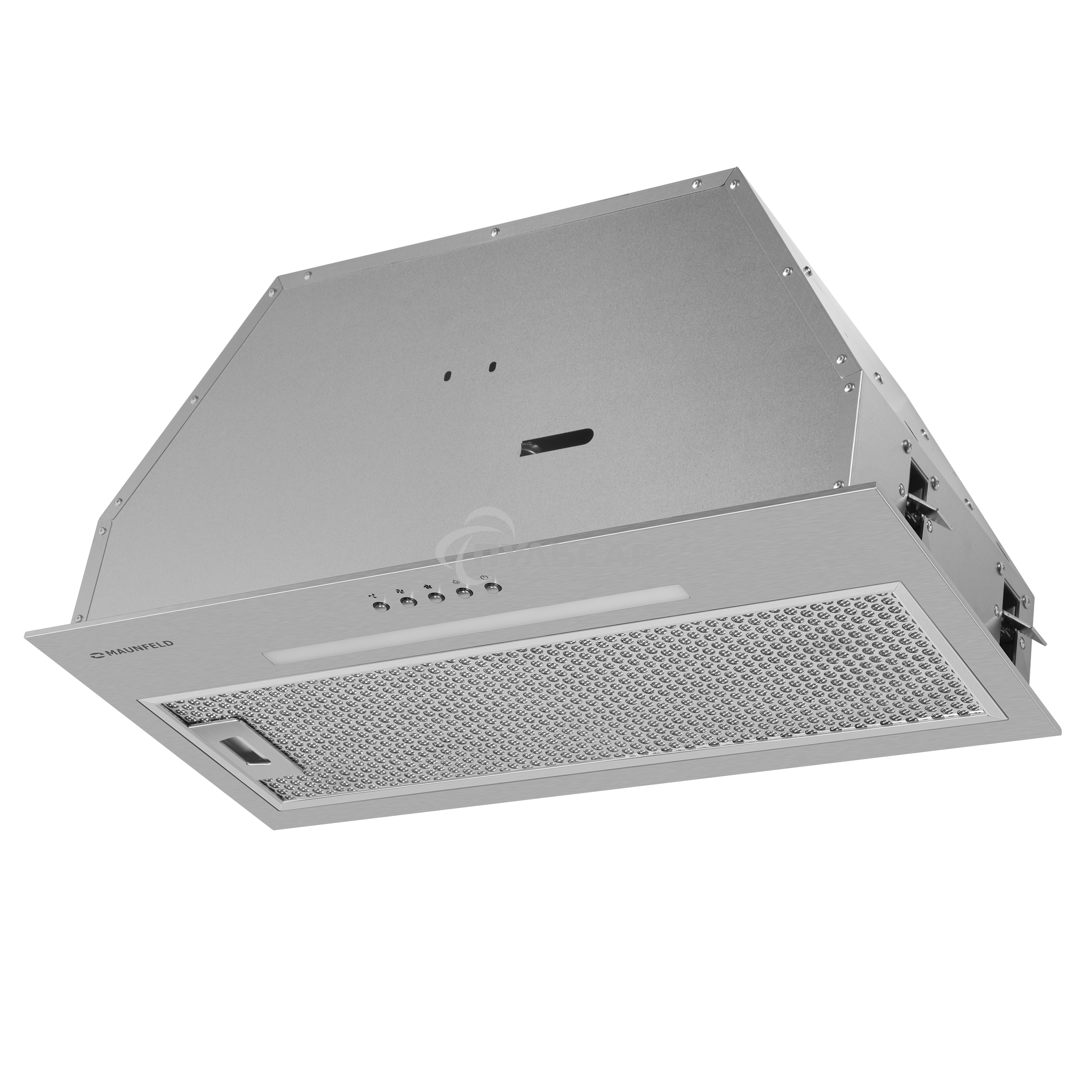 Вытяжка встраиваемая MAUNFELD TRAPEZE 603EM нержавеющая сталь, 60 см, 1150 куб. м/ч, 45 дБ