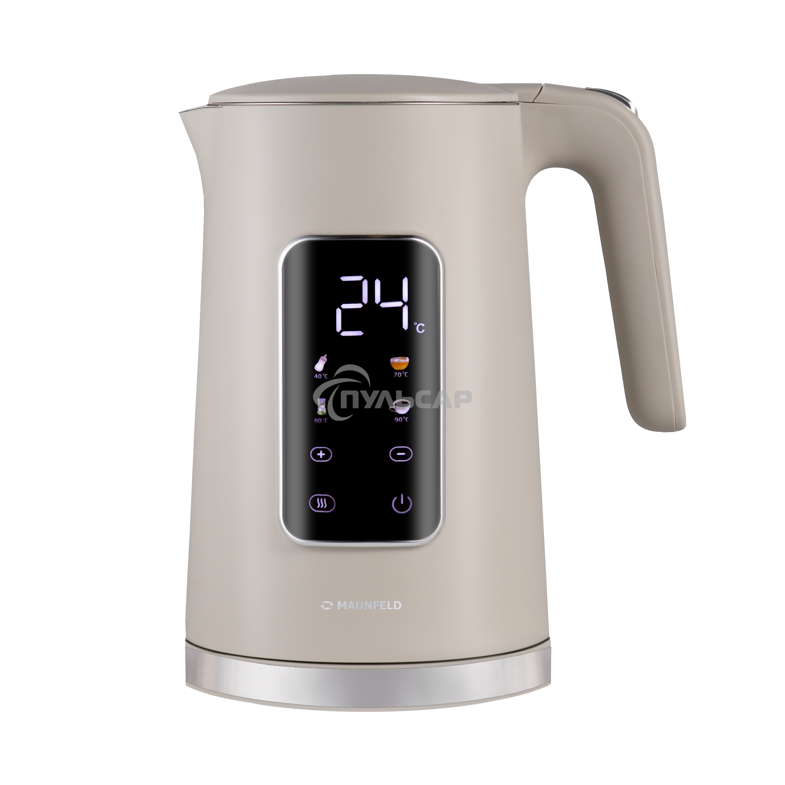 Чайник электрический Maunfeld MGK-635DBG бежевый, 1,7 л, 2200 Вт