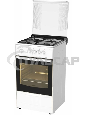 Плита газовая Darina 1B GM 441 105 W белый, конфорок 4 шт, духовка 50 л, 50 см x 85 см x 51 см