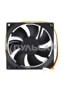 Вентилятор для корпуса Gembird D9225HM-3 черный, 92 мм, 2500 об/мин, 29.8 дБ, 3 pin