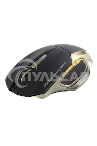 Мышь беспроводная Crown Gaming CMXG-605 черный, 1600 dpi, радиоканал, USB, кнопки - 6