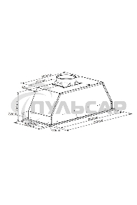 Вытяжка встраиваемая Maunfeld Crosby Light 70 нержавеющая сталь, 70 см, 800 куб. м/ч, 49 дБ