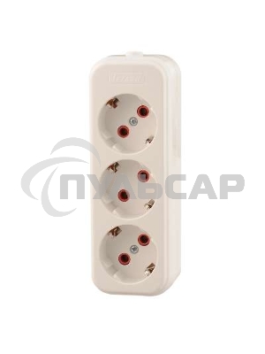 Колодка удлинителя 3-м с заземл. Lezard 720-0300-301