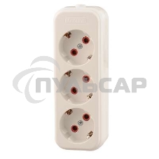 Колодка удлинителя 3-м с заземл. Lezard 720-0300-301 Колодка удлинителя 3-м с заземл. Lezard 720-0300-301