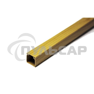 Кабель-канал 16х16 L2000 пластик с двойным замком сосна УралПак КК-3116016-140