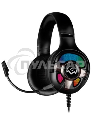 Наушники с микрофоном Sven AP-U1100MV черный 2.2м мониторные оголовье