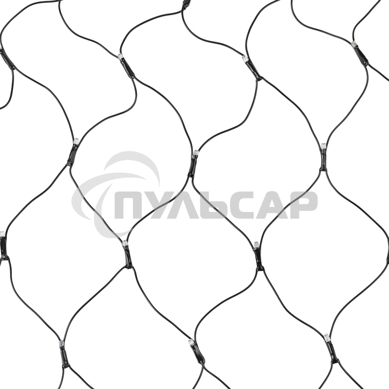 Гирлянда Neon-night Сеть 2х2х1.5 м, свечение с динамикой, прозрачный ПВХ, 136 LED, 230 В, цвет свечения теплый белый