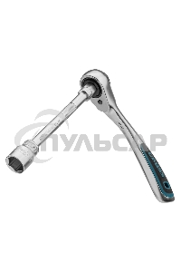 Набор торцевых головок Gross, трещотка 120 зубьев, 12 предметов, 1/4