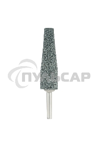 Шарошка абразивная, конус удлиненный, для дрели (ПШМ), 19 x 60 мм, хвостовик d6 мм, 63С Denzel