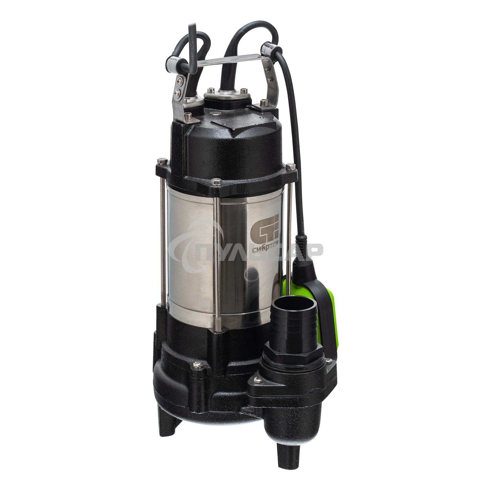Фекальный насос Сибртех СФН450, 450 Вт, напор 15 м, 21000 л/ч 99802