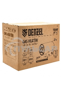 Газовая тепловая пушка Denzel GHG-10, 10 кВт, 300 м3/ч, пропан-бутан