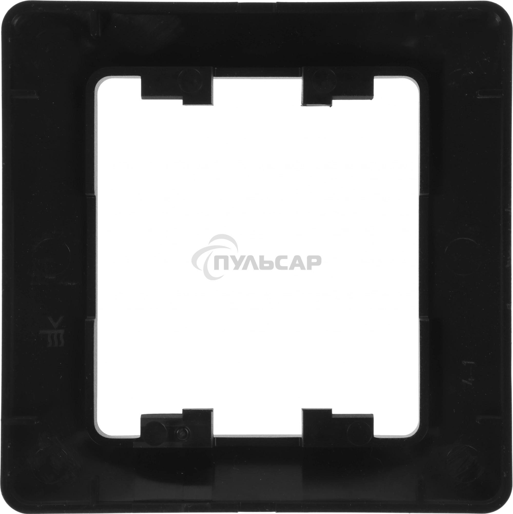 Рамка 1-м Glossa антрацит SchE GSL000701