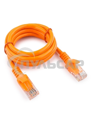 Патч-корд UTP Cablexpert кат. 5e, 1м, литой, многожил. (оранжевый)