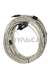 Кабель VCOM VUS7049-15M Кабель-адаптер USB2.0-repeater, удлинительный активный <Am-->Af> 15м