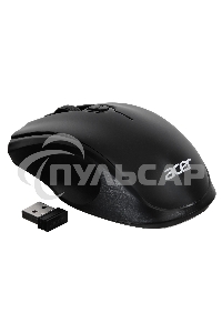 Мышь беспроводная Acer OMR030 черный, 1600 dpi, радиоканал, USB, кнопки - 4
