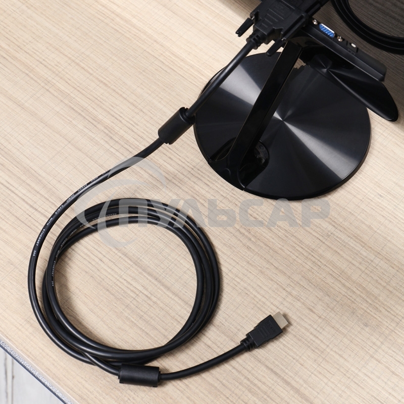 Шнур HDMI - DVI-D с фильтрами, длина 2 метра (GOLD) (PE пакет) Rexant 17-6304