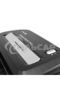 Уничтожитель документов ГЕЛЕОС УМ22-5 Уничтожитель документов ГЕЛЕОС УМ22-5, DIN P-5 (5 ур-нь секр.), фрагмент 2х8мм, 9-10 лист (70г/м2), CD/пл.карты/скрепки/скобы, 22 литра