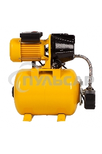 Насосная станция PS1100С, 1100 Вт, 4500 л/ч, ресивер 24 л, подъем 46 м, чугун Denzel