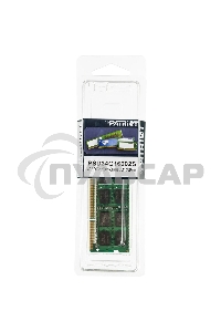 Оперативная память Patriot, DDR3, 4Gb, (1x4 Gb,), 1600 MHz, CL11, SO-DIMM