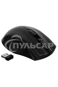 Мышь беспроводная Acer OMR030 черный, 1600 dpi, радиоканал, USB, кнопки - 4