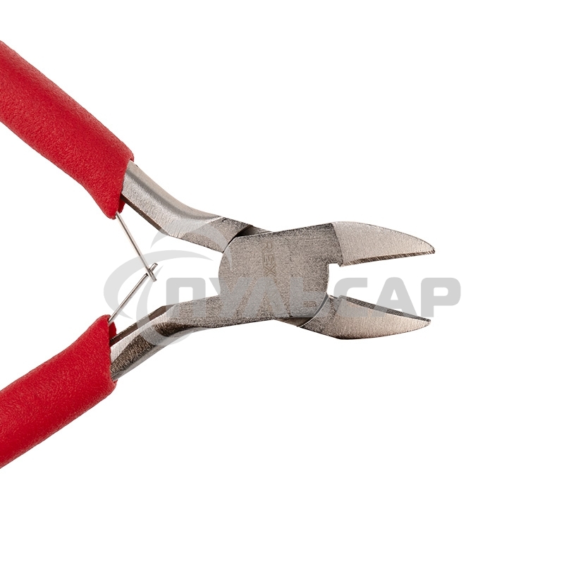 Кусачки для точных работ Rexant 115 мм никелированные, авторазжим, обливные рукоятки