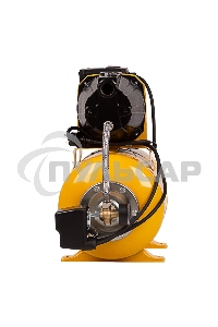 Насосная станция PS1100С, 1100 Вт, 4500 л/ч, ресивер 24 л, подъем 46 м, чугун Denzel