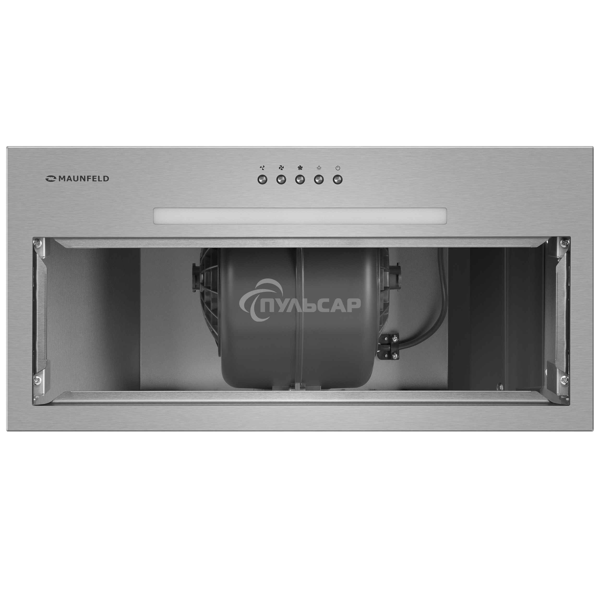 Вытяжка встраиваемая MAUNFELD TRAPEZE 603EM нержавеющая сталь, 60 см, 1150 куб. м/ч, 45 дБ