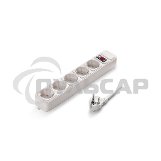 Сетевой фильтр Exegate SP-5-1.5W (5 розеток, 1.5м, евровилка, белый)