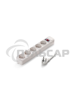 Сетевой фильтр Exegate SP-5-1.5W (5 розеток, 1.5м, евровилка, белый)