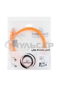 Патч-корд UTP Cablexpert кат. 5e, 1м, литой, многожил. (оранжевый)