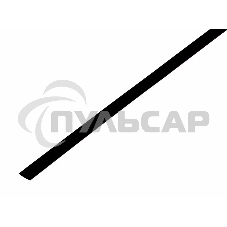 Трубка термоусадочная 4.0/2.0 1м черный Rexant 20-4006