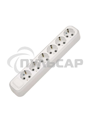 Колодка удлинителя MAKEL MGP181 6 гнезд с заземлением