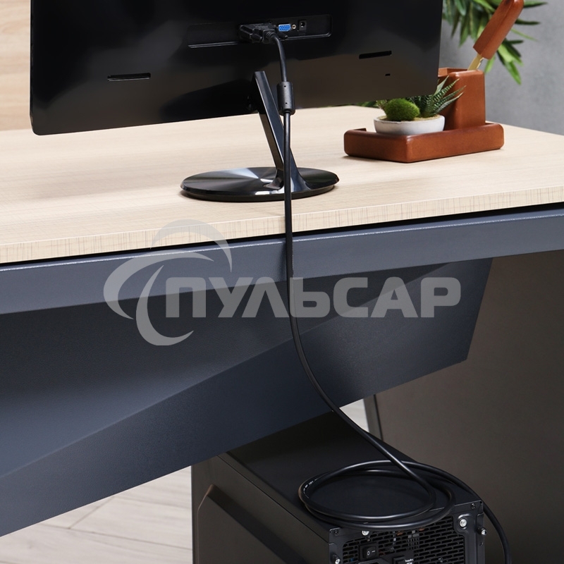 Шнур HDMI - DVI-D с фильтрами, длина 2 метра (GOLD) (PE пакет) Rexant 17-6304