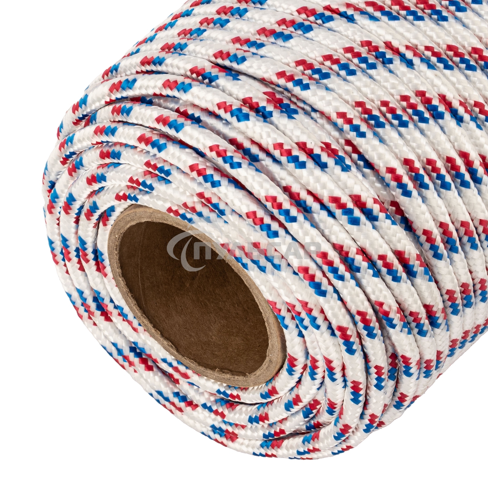 Фал плетеный СИБРТЕХ полипр. 16-прядный с полипр. серд. 8 мм, бухта 100 м, 520 кгс СИБРТЕХРоссия 93966