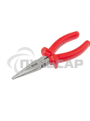 Длинногубцы Matrix Econom, 200 мм, прямые шлифованные, пластмассовые рукоятки