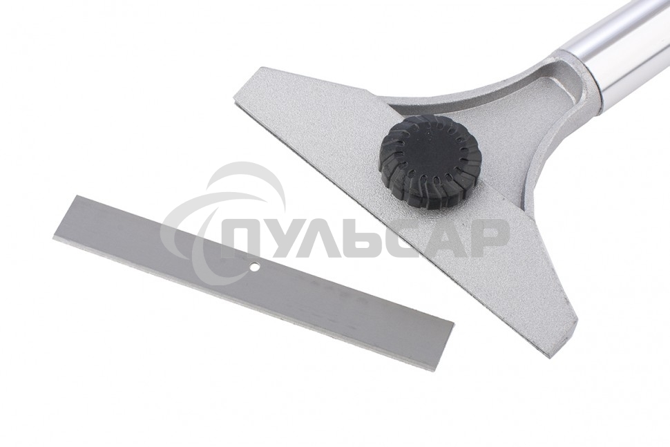 Скребок Matrix 100мм фиксированное лезвие металлическая обрезиненная ручка master