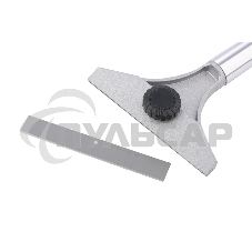 Скребок Matrix 100мм фиксированное лезвие металлическая обрезиненная ручка master