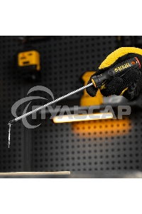 Отвертка Denzel PH2х200 мм, S2, 3к рукоятка