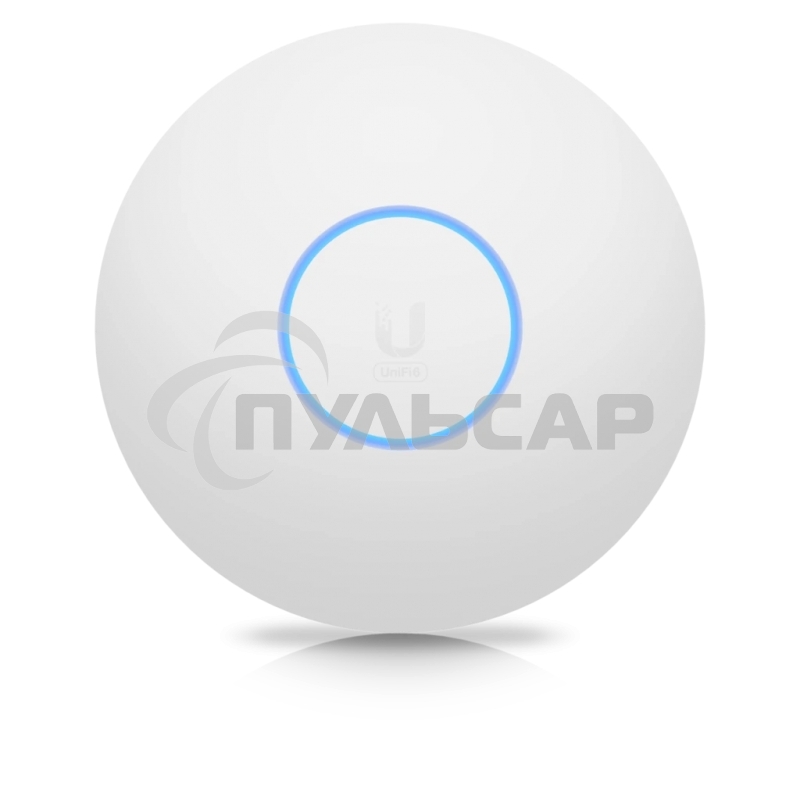 Точка доступа Ubiquiti UniFi 6 AP Pro U6-Pro 2.4+5 ГГц, Wi-Fi 6, 4х4 MU-MIMO, 802.3at, 1х 1G RJ45