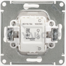 Механизм выключателя 1-кл. СП W59 10А IP20 10АХ бел. SchE VS110-154-1-86