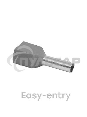 Наконечник штыревой втулочный изол. НШвИ(2) 4-12 (уп.50шт) EKF nhvi2-4.0-12