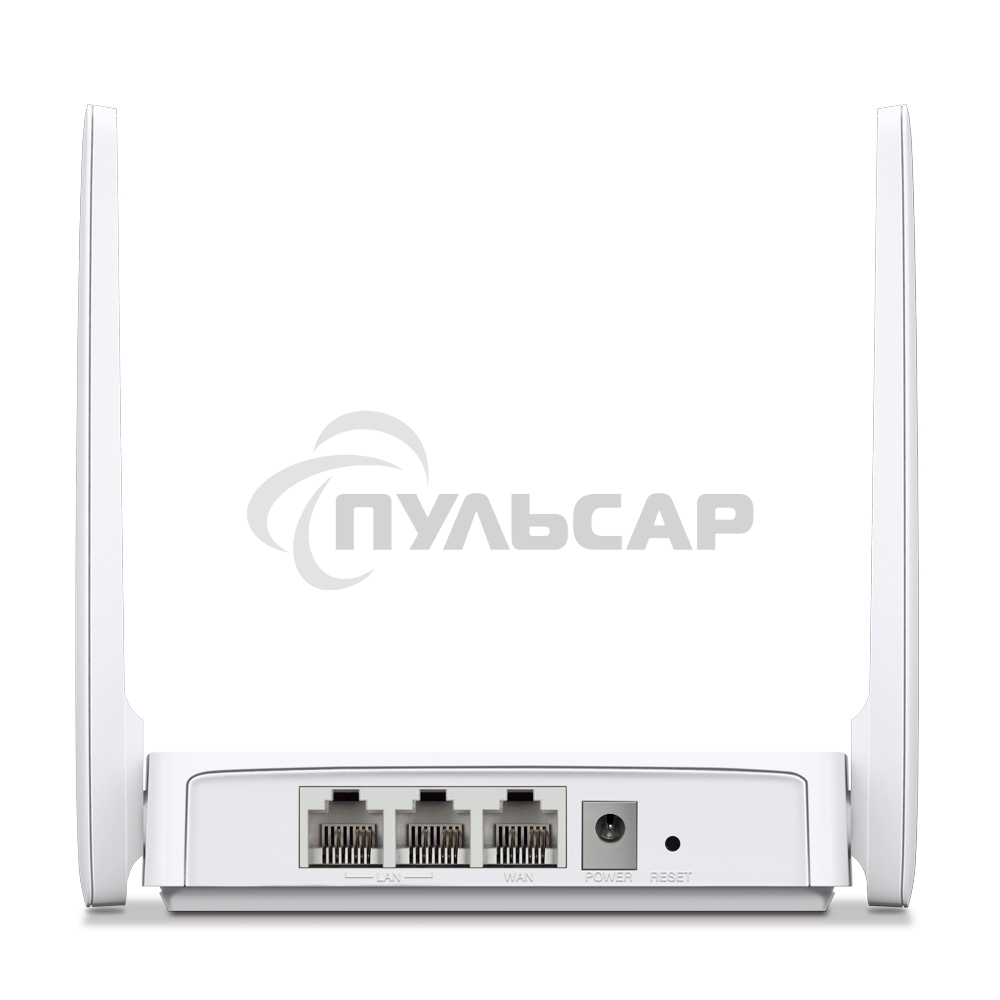 Роутер Mercusys 300Mbps Multi-Mode Wireless N Router, 2× Fixed External Antennas, 2× 10/100 Mbps LAN Ports, 1× 10/100 Mbps WAN Port, FEATURE: Access Point Mode, WPS/Reset Button, IPTV, IPv6, Beamforming, MU-MIMO, Parental Controls, Guest Network