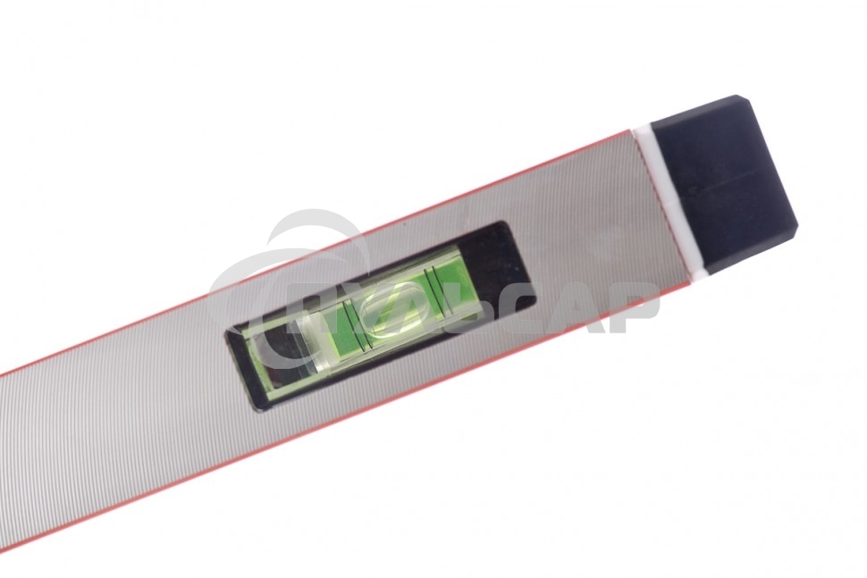 Алюминиевый магнитный фрезерованный уровень Matrix 3 глазка, 1500 мм