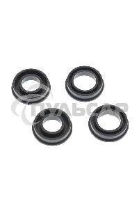 Щетка для точила Matrix 125 мм, посадка 20 мм, плоская, латунир. витая проволока