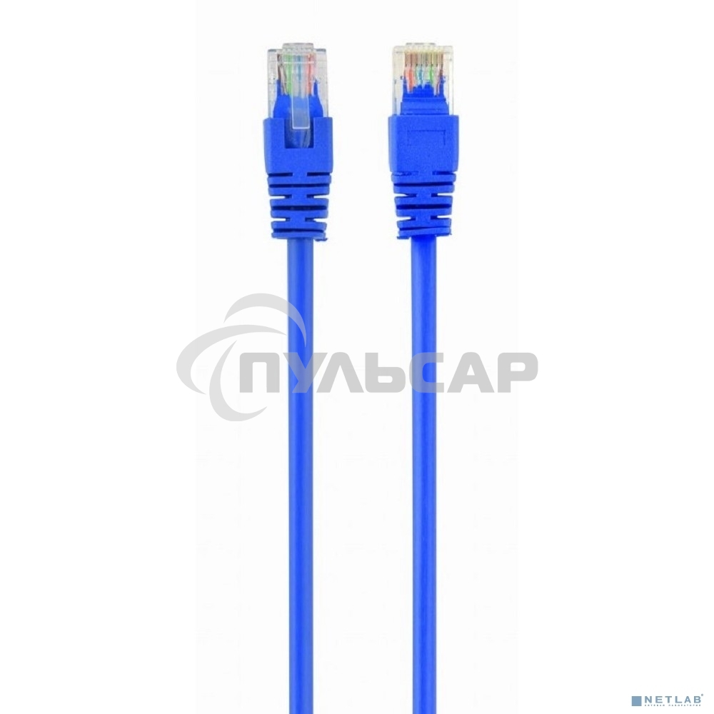 Патч-корд UTP Cablexpert кат.5e, 3м, литой, многожильный (синий)