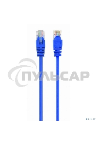 Патч-корд UTP Cablexpert кат.5e, 3м, литой, многожильный (синий)