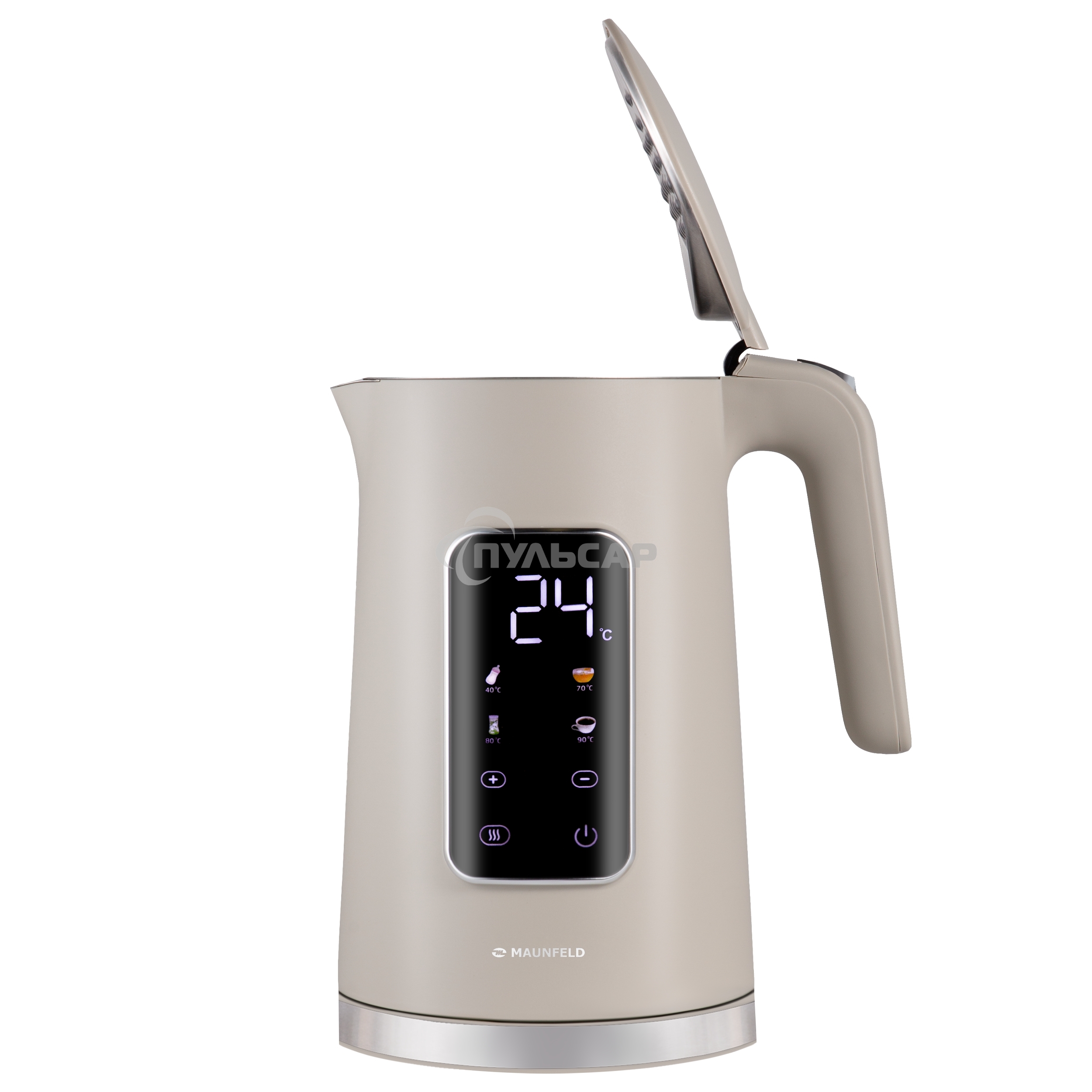 Чайник электрический Maunfeld MGK-635DBG бежевый, 1,7 л, 2200 Вт
