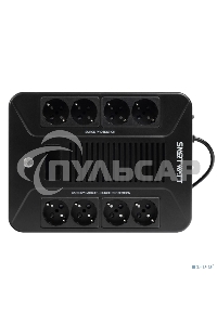 Источник бесперебойного питания SMARTWATT UPS SAFE PRO LCD 600 Line-interactive 600VA/360W Brick (Euro x8, USB, RJ11/RJ45 protection, LCD, 275x210x9