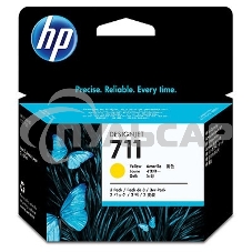 Картридж струйный HP №711 CZ136A желтый x3уп. для HP DJ T120/T520 (29мл)